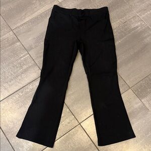 Grace & Lace Black Work Wear Boot Cut Flare Pants size 10/12